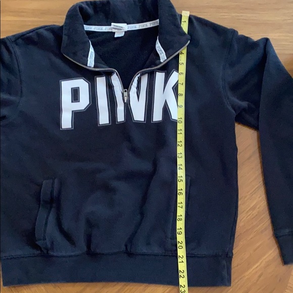 PINK VICTORIA’S SECRET QUARTER ZIP PULLOVER - Picture 9 of 15